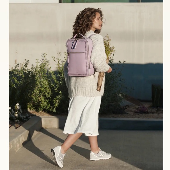 Calpak Kaya 15 inch Laptop Backpack in Lavender